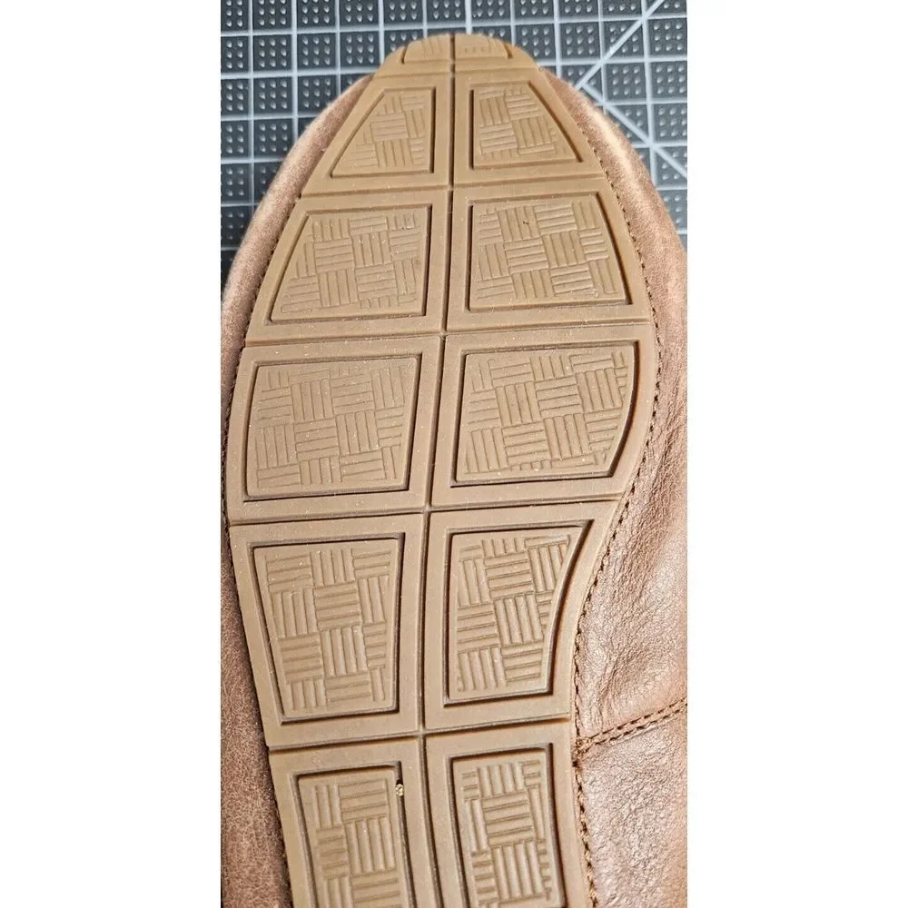 COLE HAAN Somerset link bit‎ loafers brown leather men 11M